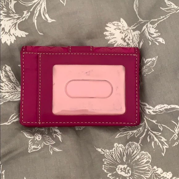 Hot pink Coach wallet - Picture 2 of 3